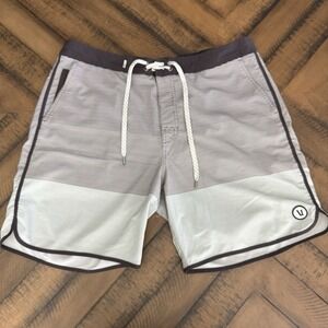 Mens Vuori Cruise Board Shorts Swim Trunks Two Tone Swim 7'' Size 36